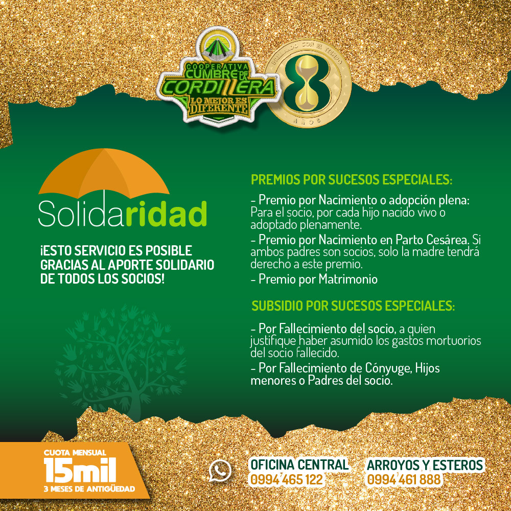 Premios y Subsidios
